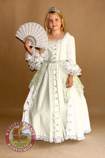 Sukienka Barokowa Oliwkowa dla dzieci