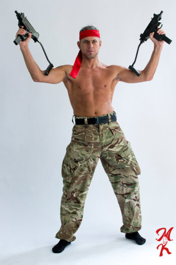 Strój żołnierza Rambo